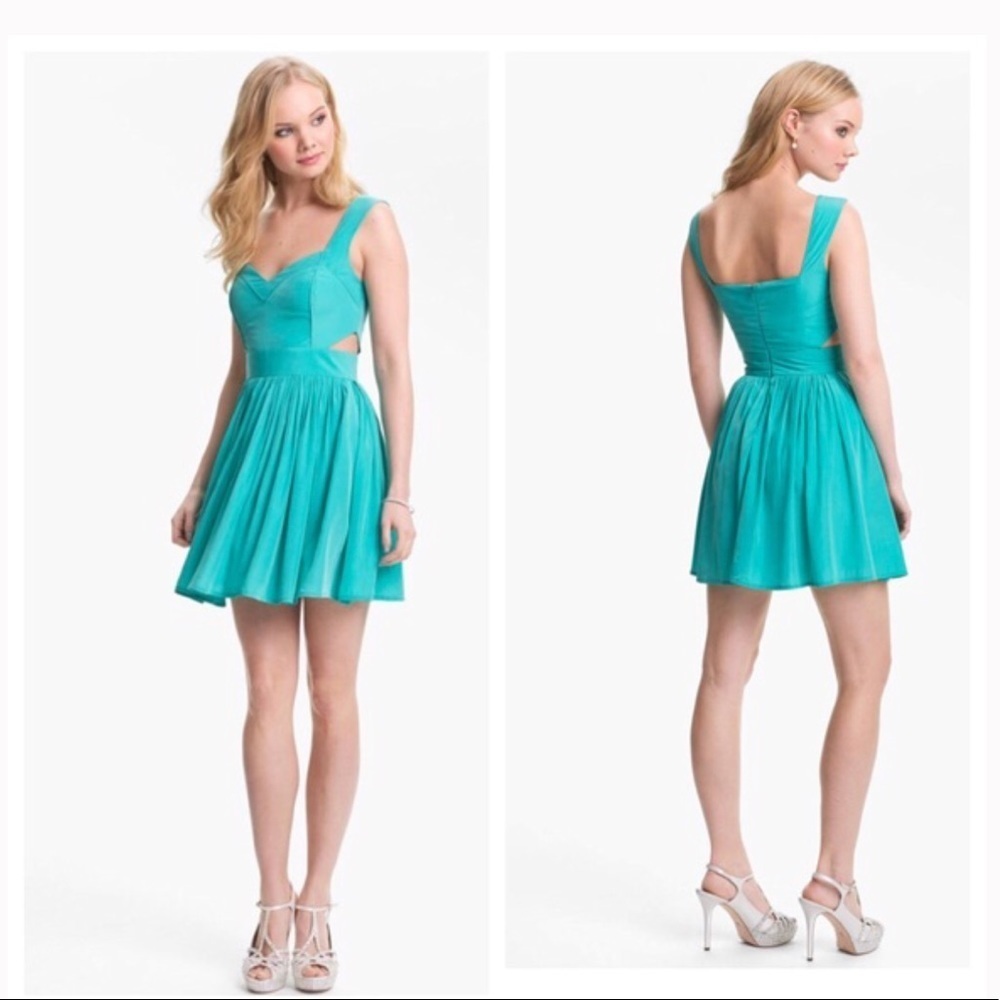 Keepsake the label side cut out fit & flare dress